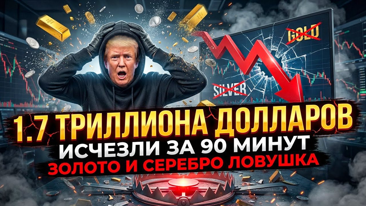 Крах ЗОЛОТА и СЕРЕБРА Обман! Почему $1.7 Триллиона Который Испарились ЛОВУШКА?