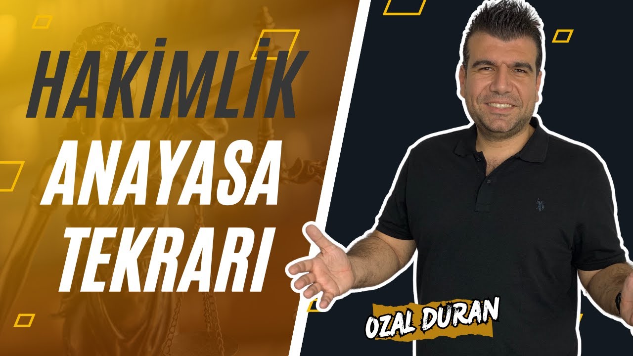 Özal Hoca - Hakimlik / Anayasa Tekrarı