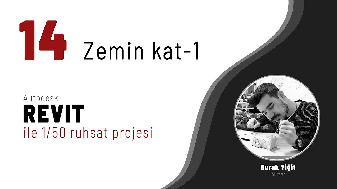 Revit ile Ruhsat Projesi # 14 | zemin kat-1