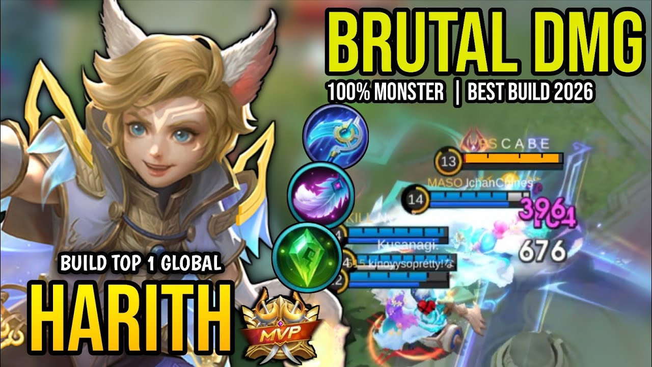 HARITH BEST BUILD 2026 | BUILD TOP 1 GLOBAL HARITH GAMEPLAY | MOBILE LEGENDS✓