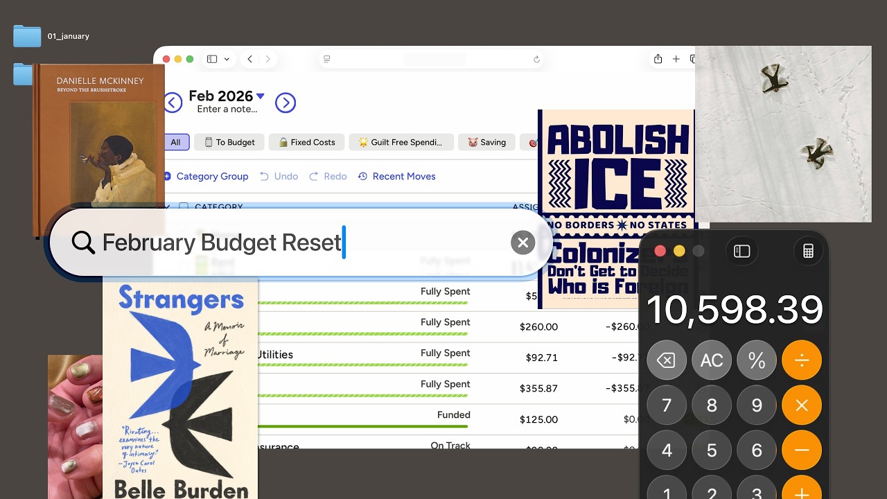 FEBRUARY BUDGET RESET 💸 Reflections, Updates & 2026 Goals
