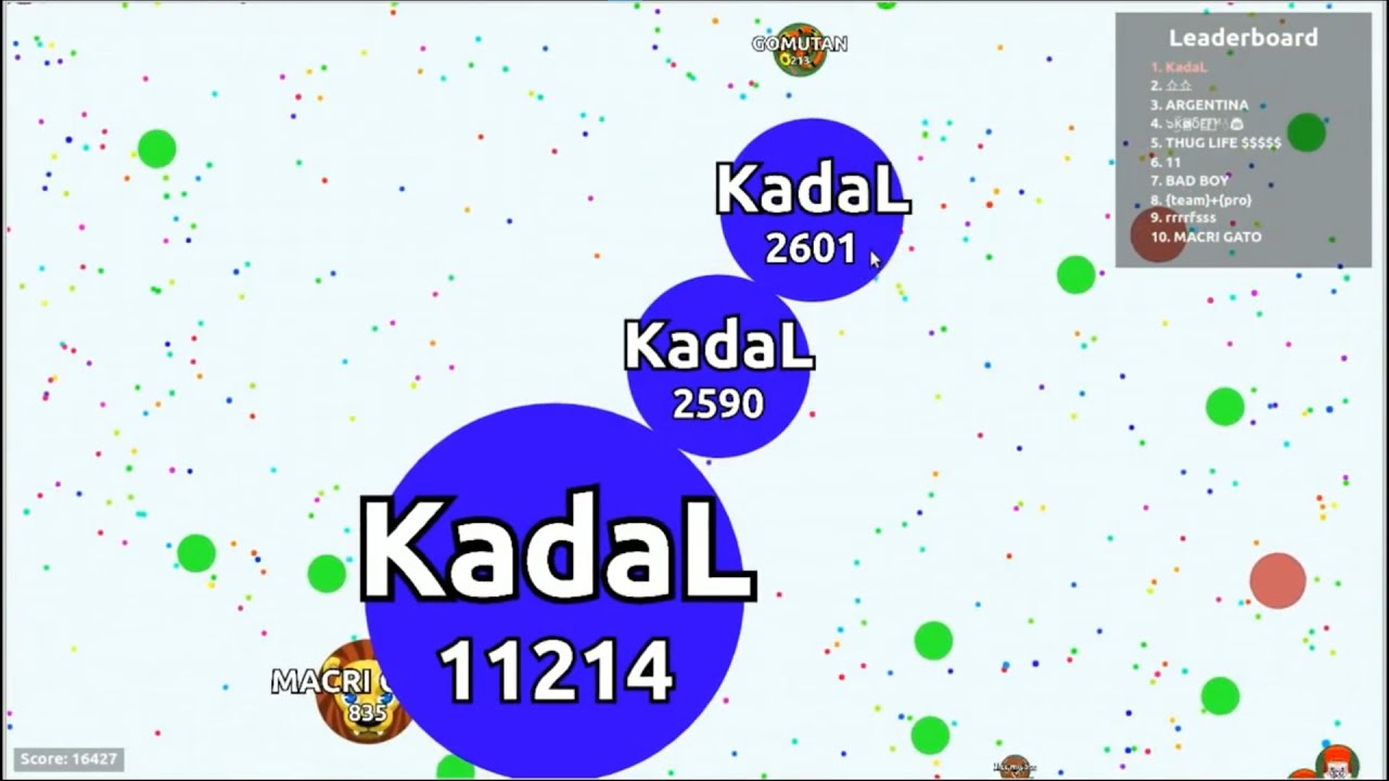 Kadal's Reuploaded | Agar.io - Awesome Moments -Solo In FFA_EXPERIMENTAL Mode