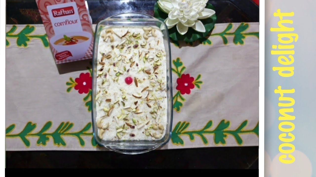 Coconut Delight | Dessert | DIY with Dr. Sobia #dessertrecipe #homecooking #sweetsrecipe #easyrecipe