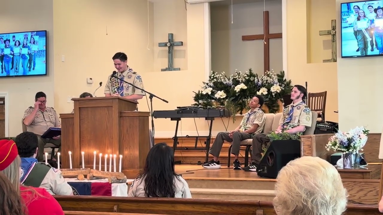 2-22-2026 Zachary J’s Eagle Scout CoH speech. 奕帆老鷹童軍榮譽升級典禮演說 filmed by Ms. Pilar. Thank you❤️!