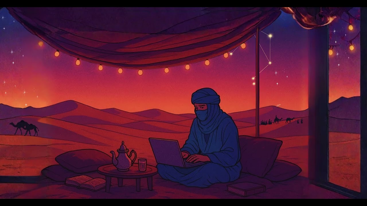 Sahara Sunset Groove | African Lofi Beats to Study/ Relax