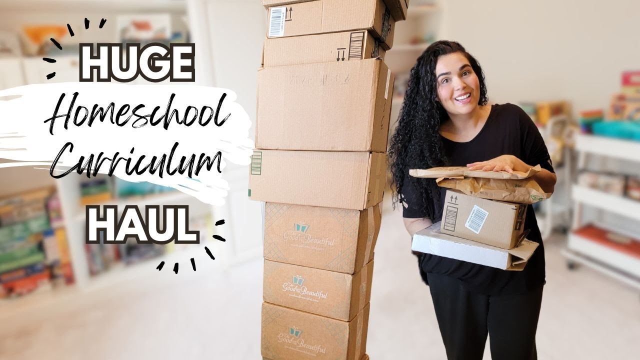 *MASSIVE* HOMESCHOOL HAUL! 📦😱🤯DON'T MISS THIS HUGE HOMESCHOOL CURRICULUM HAUL