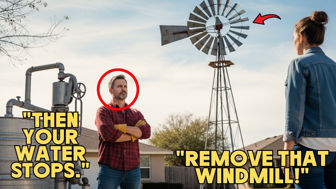HOA Ordered Me to Remove My Windmill — Too Bad It Pumps Water to Their Whole Cul de Sac