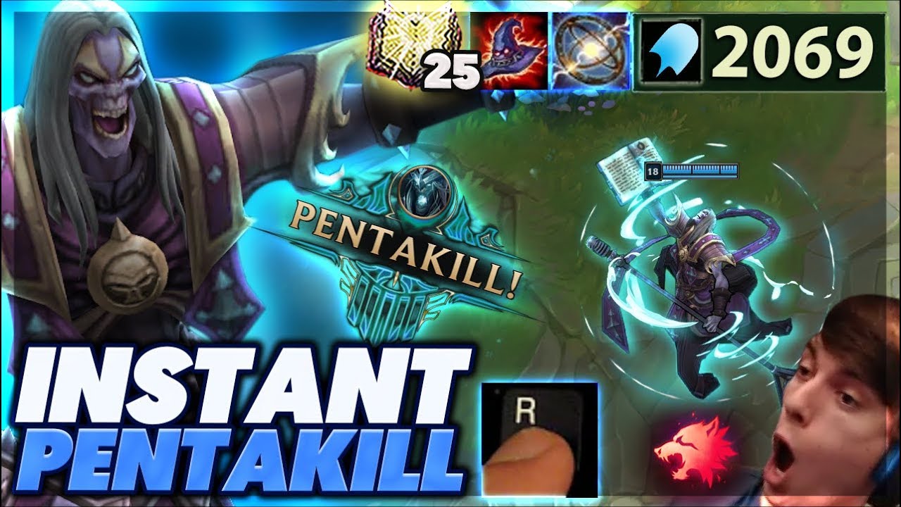 LITERALLY 1 BUTTON PENTAKILL | 2,000 AP KARTHUS - BunnyFuFuu