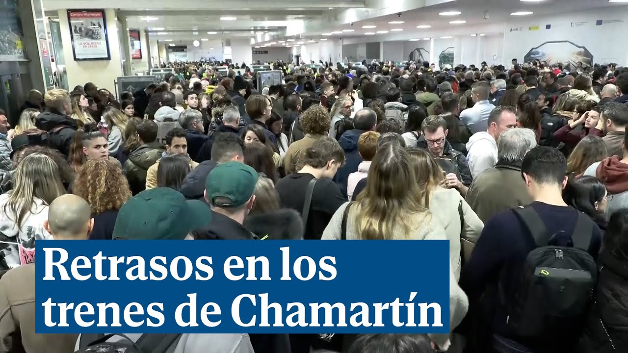 Retrasos en los trenes de alta velocidad por una avería en Chamartín