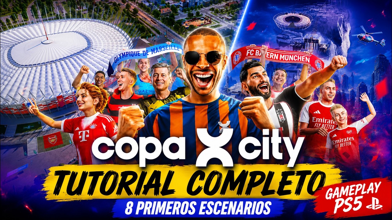 Copa City (PS5) Gameplay | Tutorial B&aacute;sico Completo