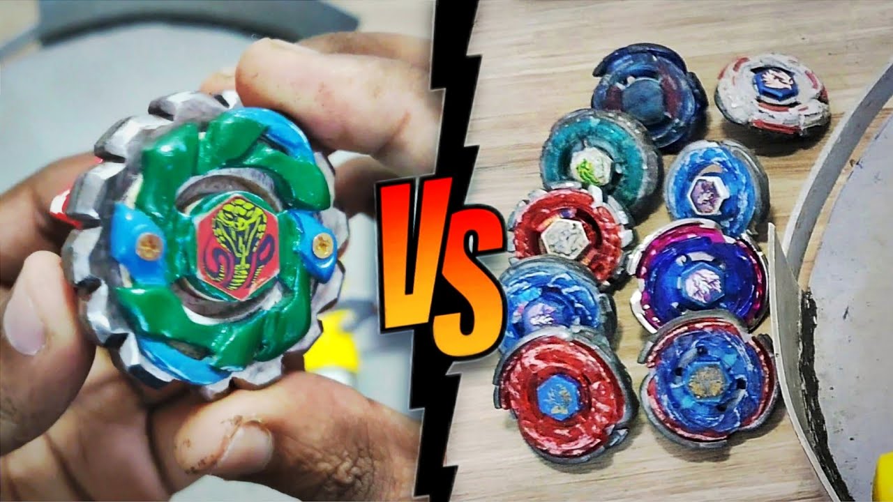Beyblade Master Craftsman Poison Serpent Vs All Metal Series Beyblades 😱 Broken Beyblade