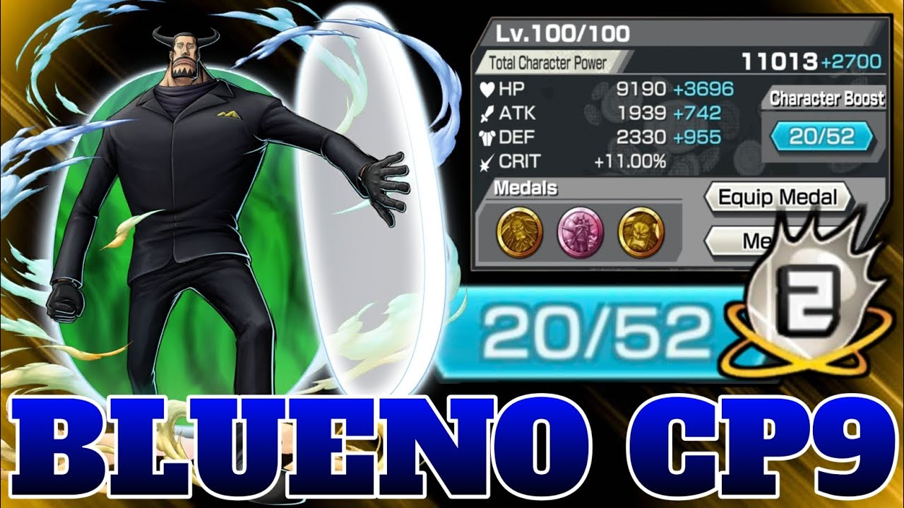 CP9 BLUENO GAMEPLAY | ONE PIECE BOUNTY RUSH | OPBR