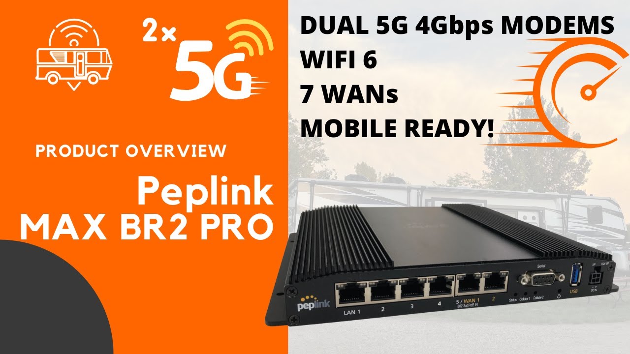 Peplink MAX BR2 Dual 5G Mobile Router First Look - Dual 5G, 2x WAN, 4 Port LAN, USB WAN, WIFI 6