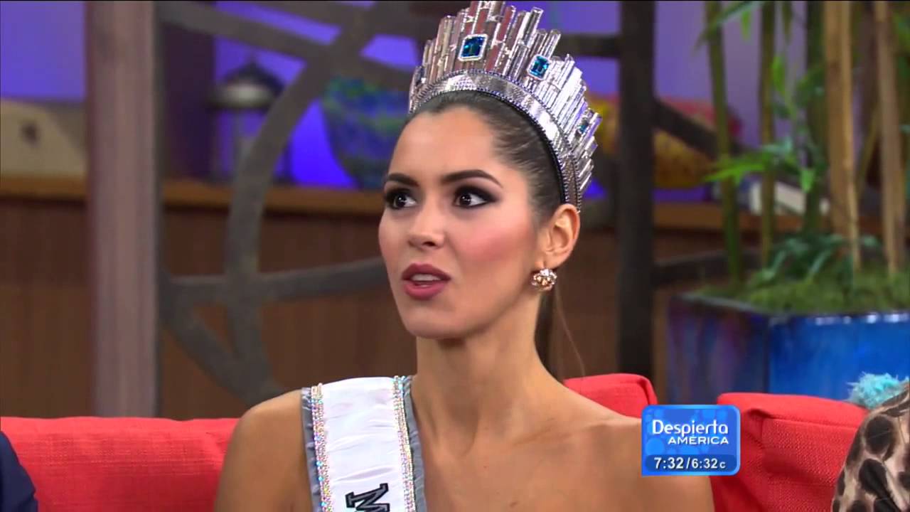 Entrevista Miss Universo, Paulina Vega, en Despierta América - Parte 1