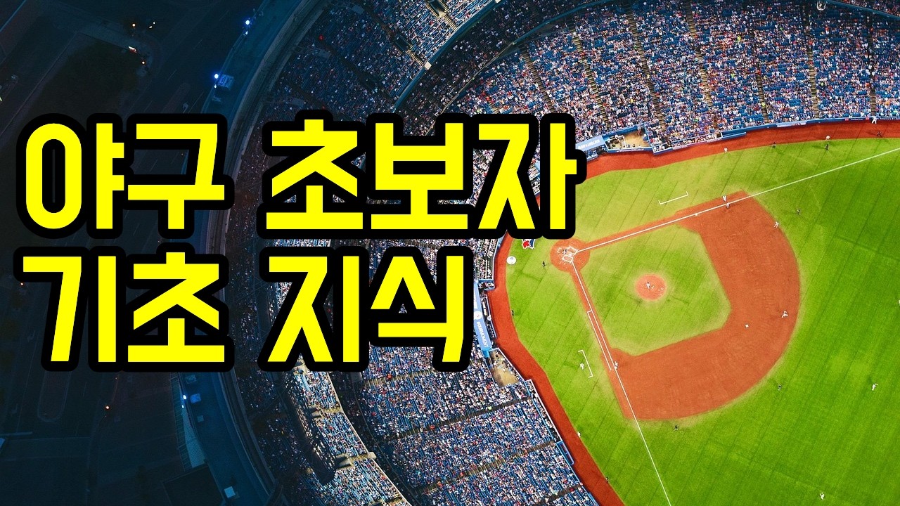 야구입문자 기초지식
