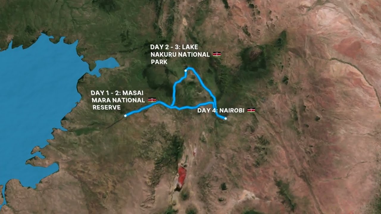 4 Days Masai Mara &ndash; Lake Nakuru Adventure Safari