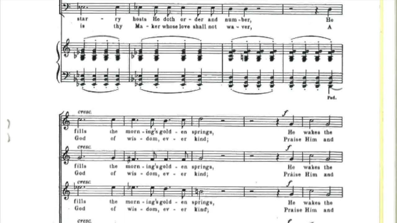 The Heavens Are Telling (Die Himmel ruhmen des Ewigen Ehre) by Ludwig van Beethoven