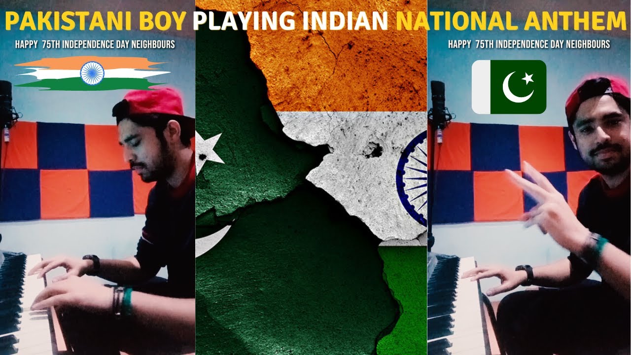 Playing INDIAN National Anthem | A Gift From PAKISTAN ❤️ | Happy 75th Independence day 2022
