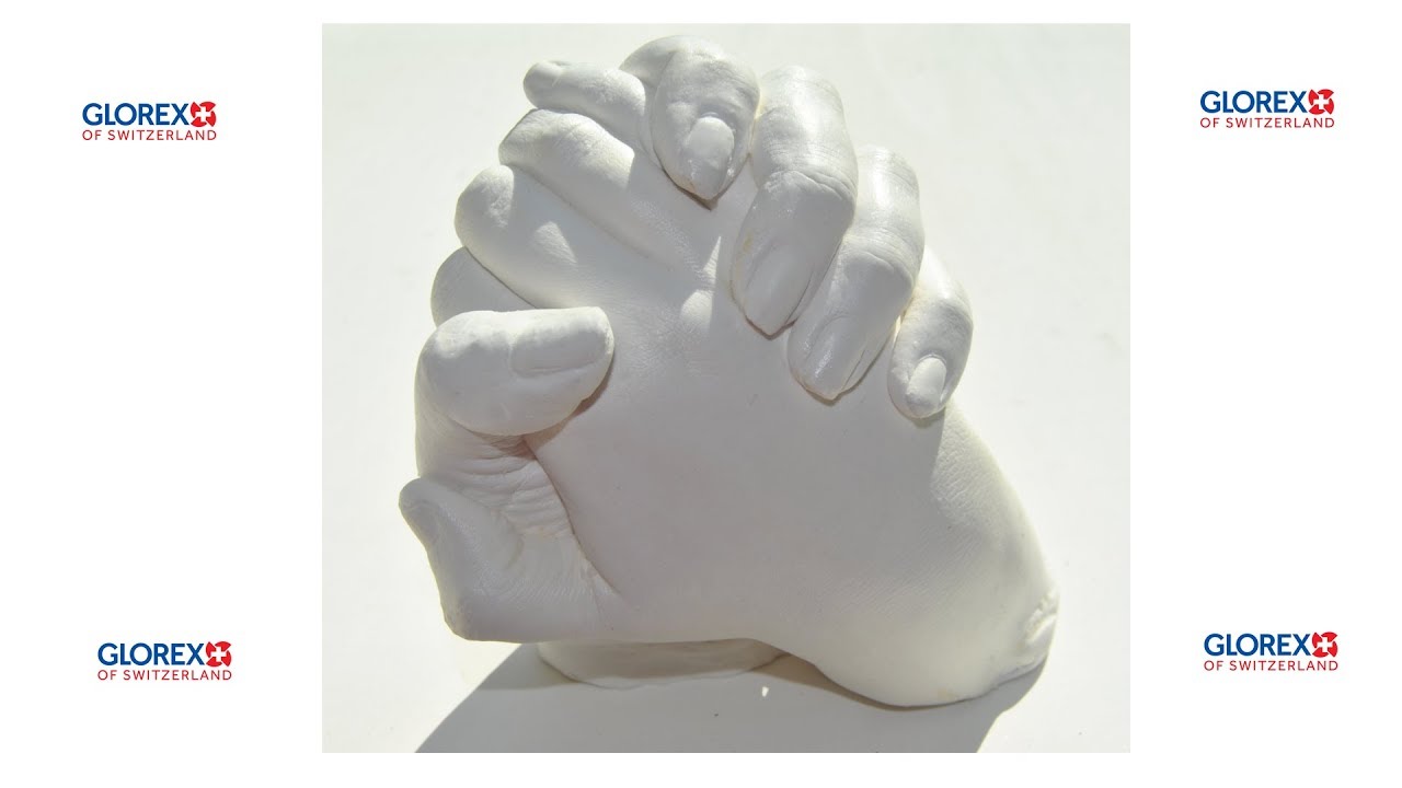 MODELAGE - MOULAGE - MAINS DE MON FILS ET LA MIENNE - GLOREX
