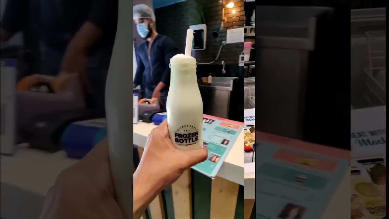 Frozen Bottle | Vashi. | #milkshake #frozenbottle #trending #coldbeverage #beverages