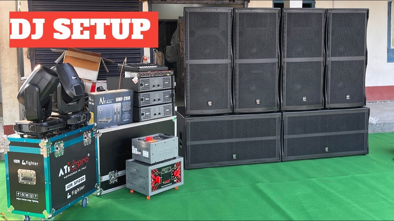 2025 NEW YEAR OFFER Heavy Competition Dj Setup 4 Top 2 Bass 3 Amplifier Mixer | 2025 BEST DJ SETUP