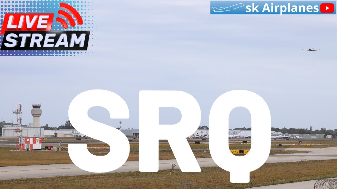 🔭 Watching Planes ✈️  At Sarasota-Bradenton International Airport Airport (SRQ)