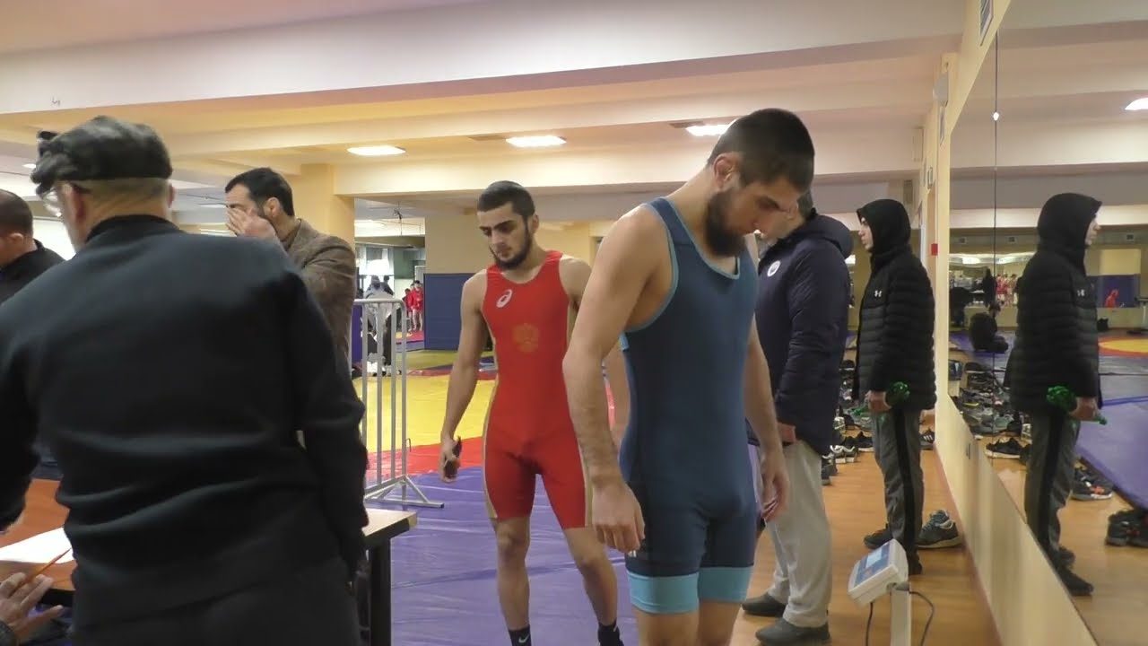 Взвешивание борцов до 57 кг, чемпионат Дагестана 2023.