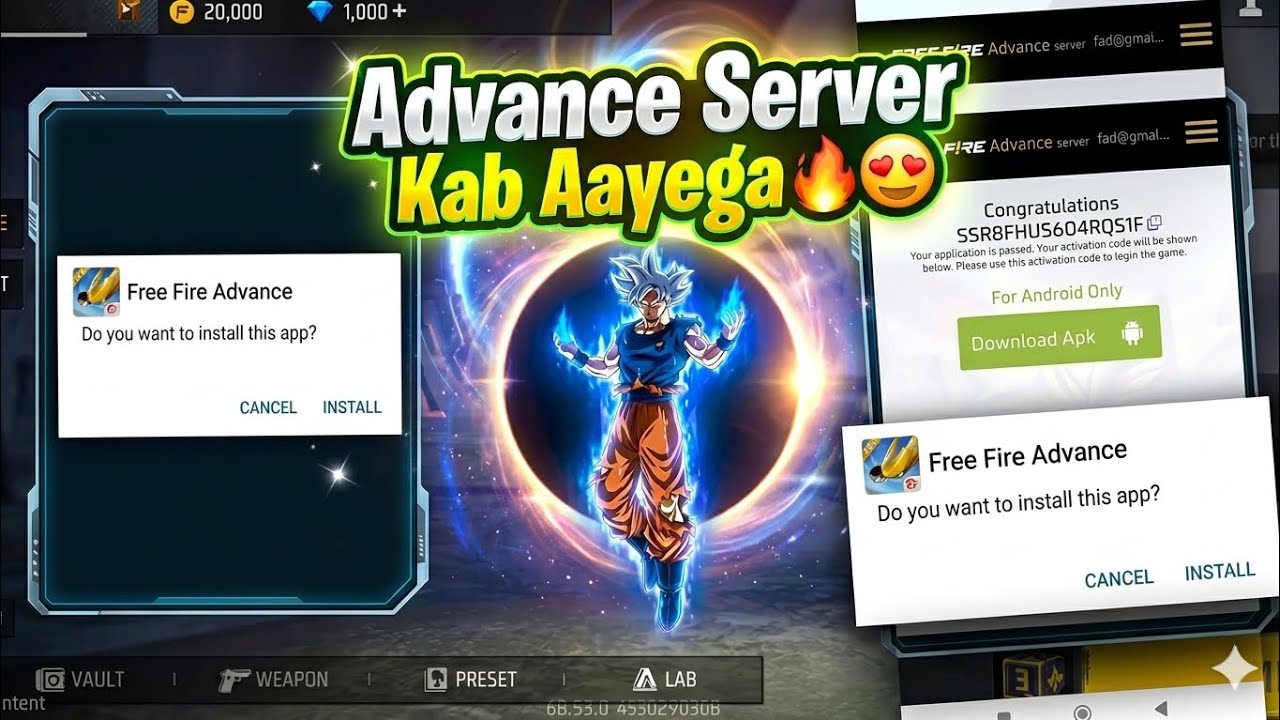 How to download Ob54 advance server free fire🔥😍 | FF advance server | advance server download kaise