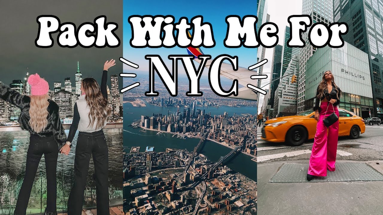 PACK WITH ME FOR NEW YORK CITY | shopping, packing & NYC prep