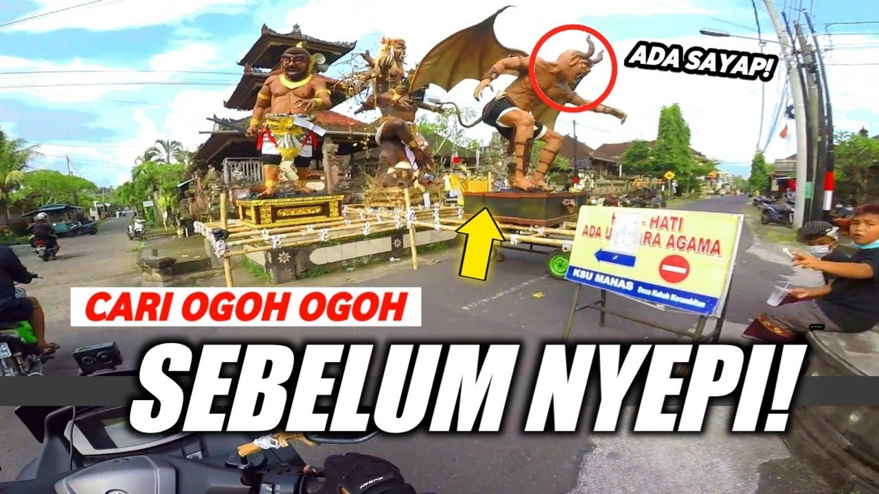 MELIHAT LIHAT OGOH OGOH DI BALI | Motovlog Indonesia