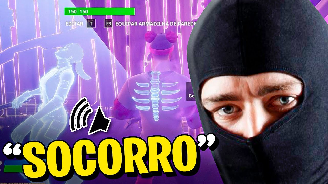 ACONTECEU UM ASSALTO NO MEIO DA PARTIDA DE FORTNITE!
