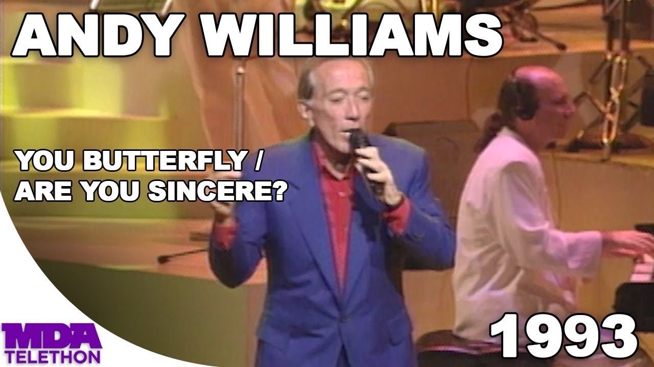 Andy Williams - You Butterfly, Are You Sincere? and More Medley | 1993 | MDA Telethon