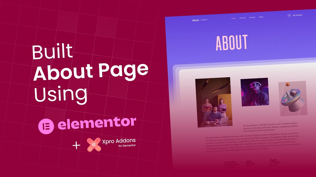 Design a Perfect About Us Page in Elementor [2025]