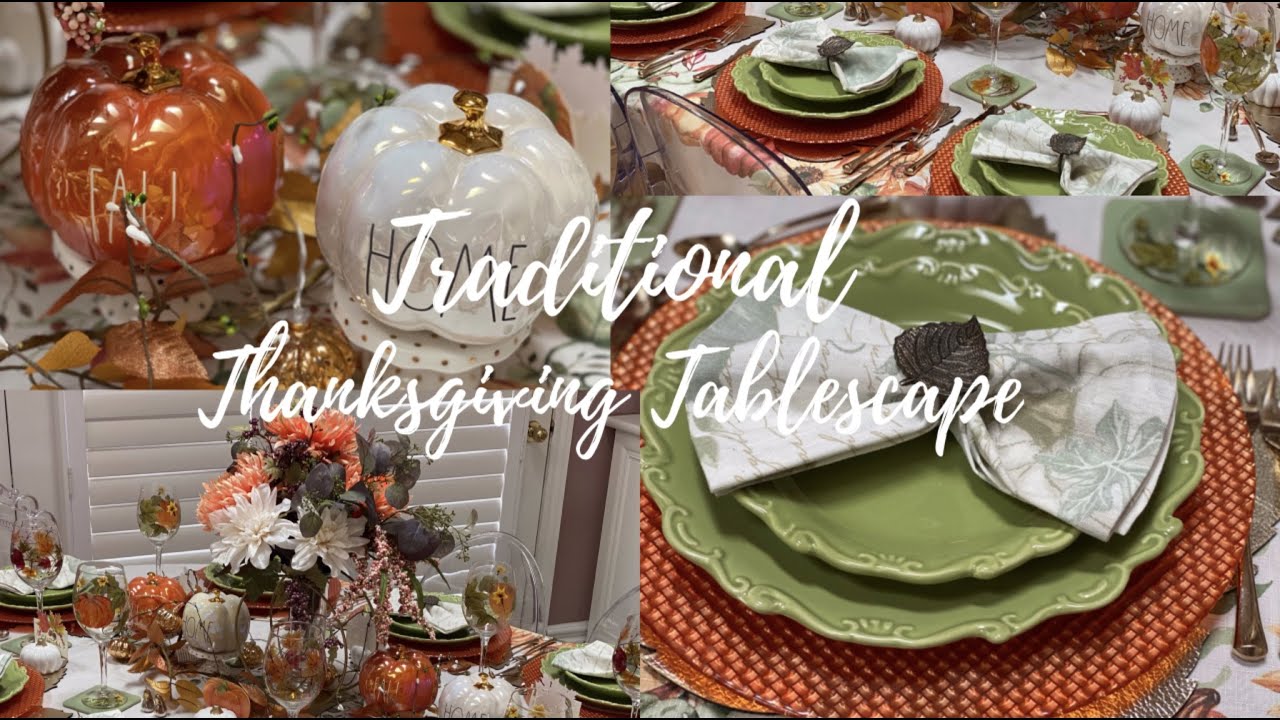 *New* Thanksgiving Tablescape 2021 & Bonus Childrens' Table - I Love Fall and Halloween - Part 6