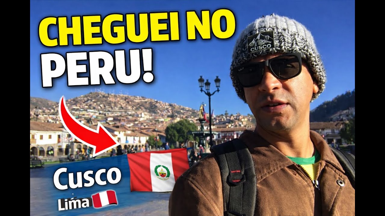Chegando no PERU! Rio de Janeiro → Lima → Cusco (Primeiras Impressões)