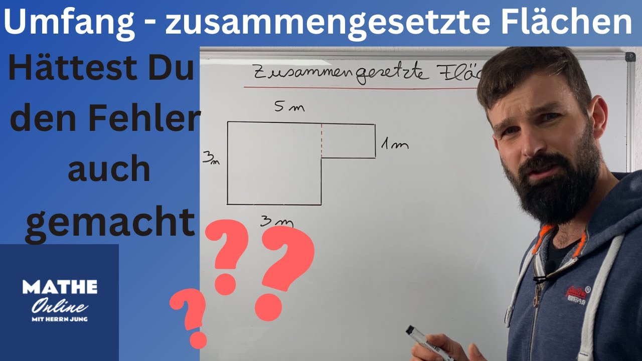 Zusammengesetzte Flächen berechnen wie ein PRO!
