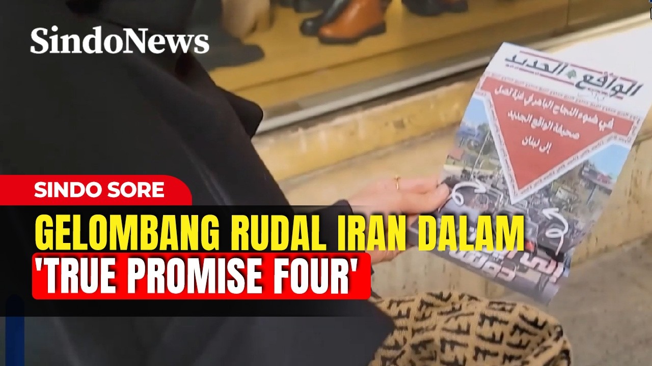 Gelombang Rudal Iran dalam 'True Promise Four' | Sindo Sore | 14/03 | Part 02