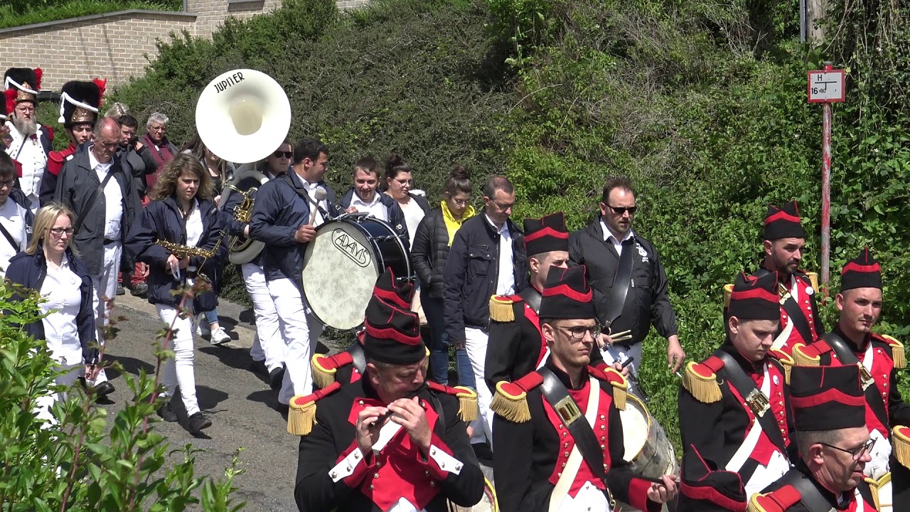 Marche Sainte Rolende 2019 Samedi de Pentecôte Villers-Poterie 50 ème anniversaire des grenadiers 12