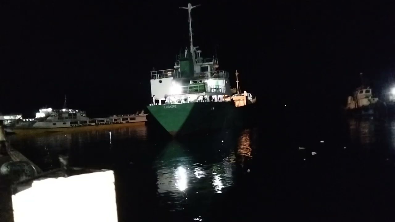 Departure of Cargo vessel at Surigao Port 