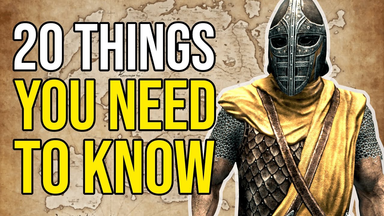 20 вещей, которые я хотел бы знать перед игрой в Skyrim
