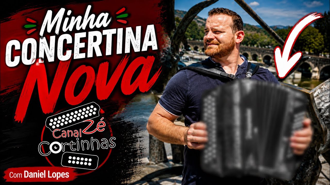 MINHA CONCERTINA NOVA com Daniel Lopes ( TEKNOLUSI )