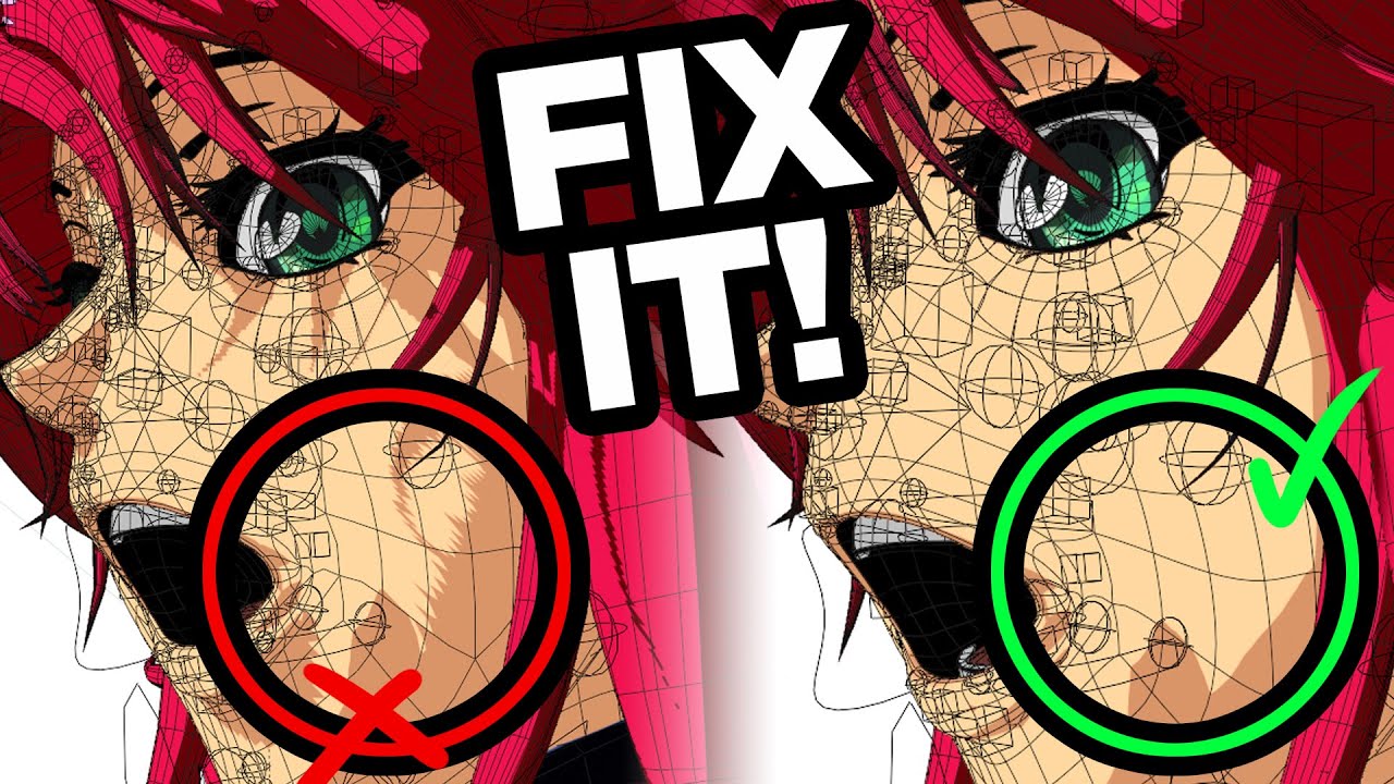 How to FIX shadows in Anime models in Blender