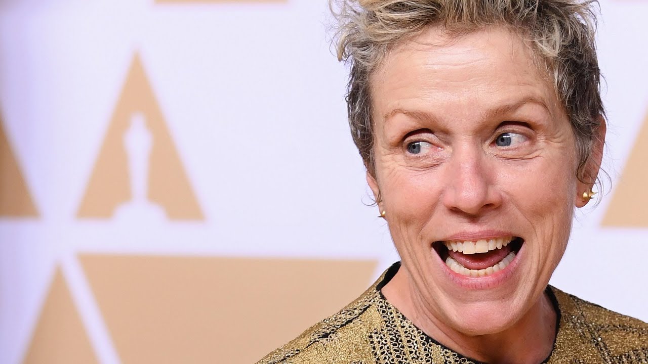 Frances McDormand explains Inclusion Rider at Oscars - Full Backstage Speech