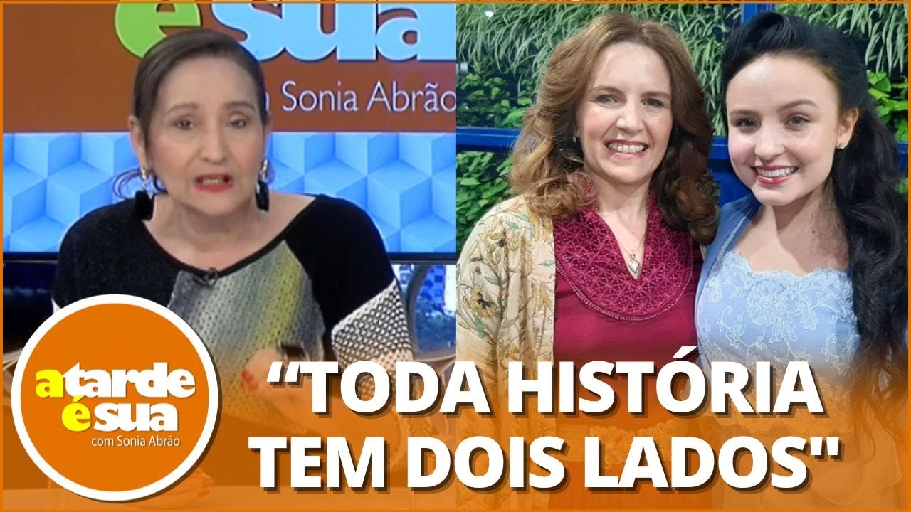 Sonia Abrão diz que pais de Larissa Manoela deveriam “ter direito de falar o lado deles” em programa