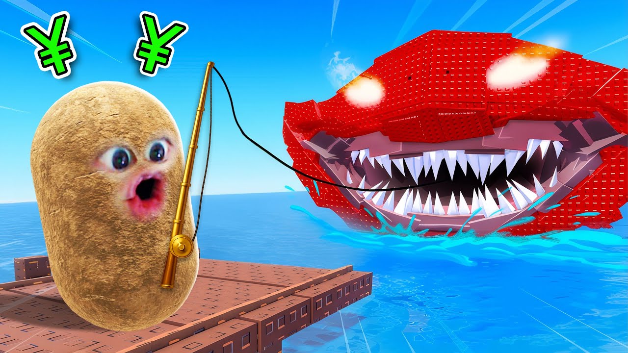 課金しまくって超激レア魚を釣り上げるロブロックス (Roblox)