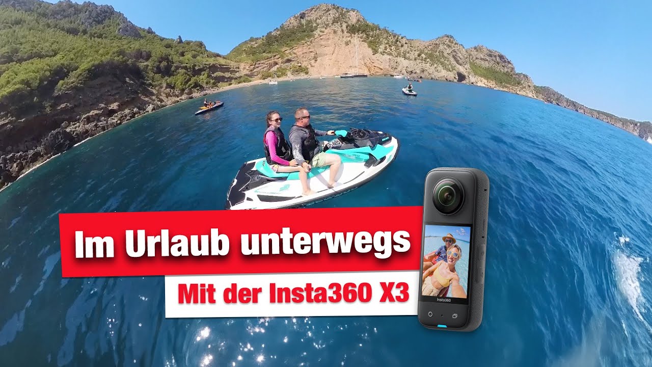 Action mit der Insta360 X3 ( Urlaubs-Vlog Viva Cala Mesquida )