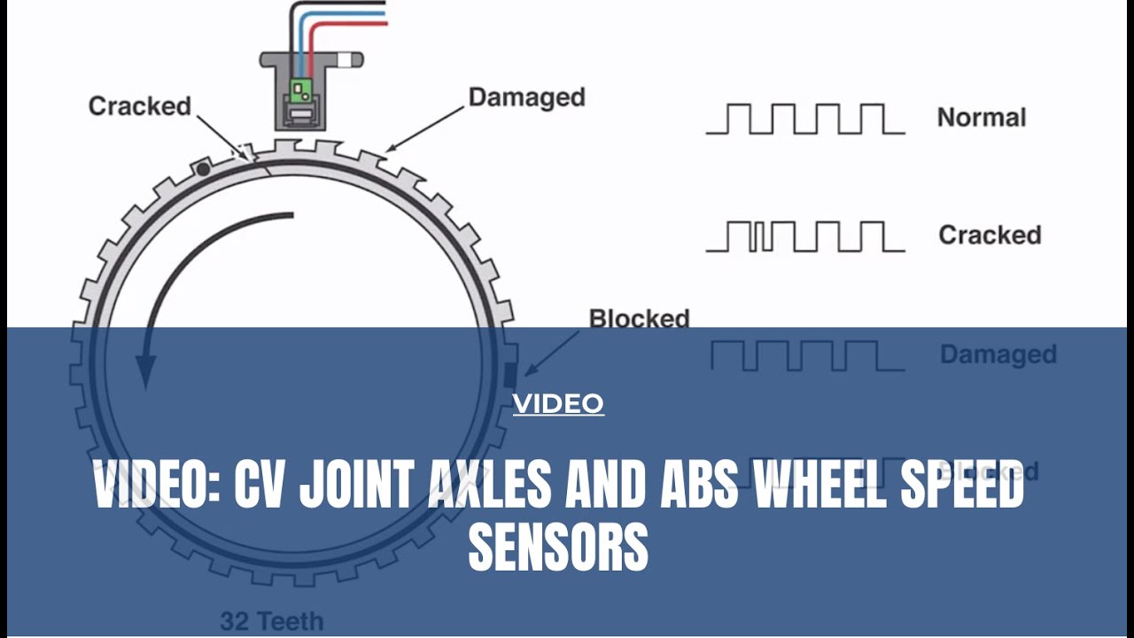 Maintenance Minute: CV Joints & ABS Wheel Sensors