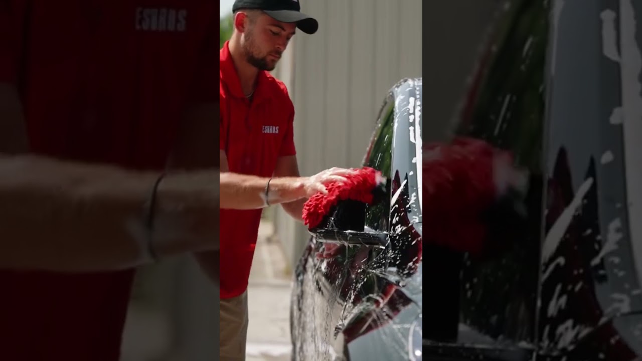 You can’t wrap a car without prepping it first 🚿