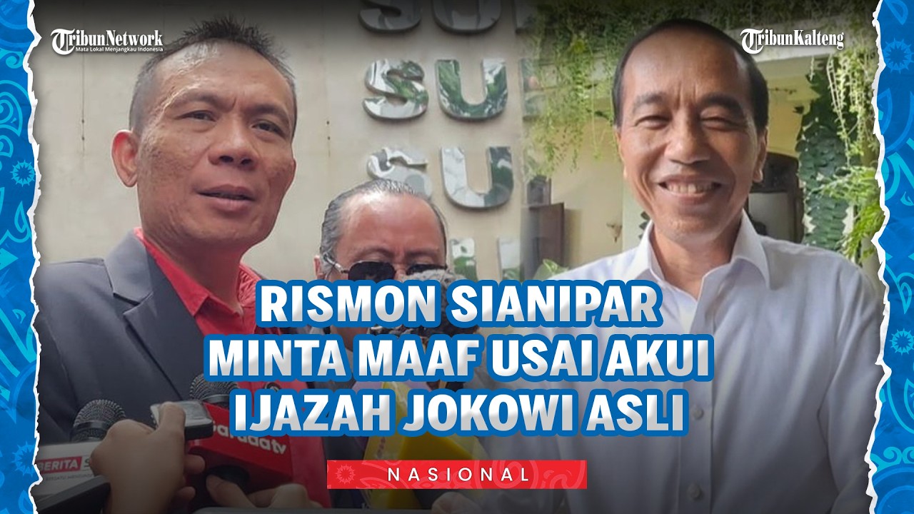 Rismon Sianipar Klaim Ijazah Jokowi Asli, Gentlemen Minta Maaf dan Ajukan Restorative Justice