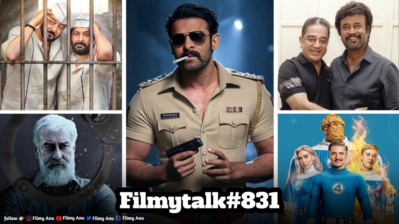 Filmy Talks #831 :- Munna Bhai 3😍, Kamal+Rajnikanth😱, Drishyam 3🤔, Spirit🧐, Welcome To The Jungle🤩